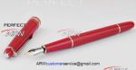 Perfect Replica Mont Blanc Meisterstuck Red Fountain Pen 